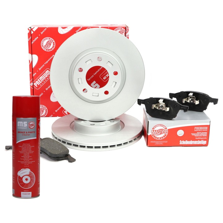 Master-Sport féktárcsa és fékbetét készlet, első, 24012501701-PCS-MS, 1999 cm3, Mazda 3-hoz