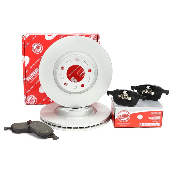 Féktárcsa és fékbetét készlet Master-Sport, MAZDA 3 (BK), 3 Sedan (BK, BL), 5 (CR, CW) típushoz