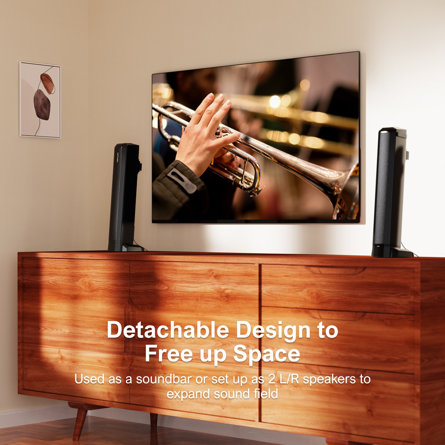 ULTIMEA Apollo S40 Soundbar - 2.2 canale pentru TV si PC, design