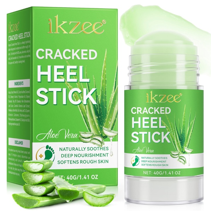 Regeneráló ajakbalzsam stift Aloe Verával, intenzív hidratálás, 40 g, ikzee