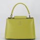 Geanta medie verde lime din piele naturala B-8950 119 Verde lime