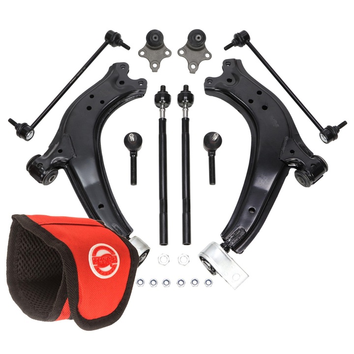 Master-Sport felfüggesztés készlet, 5 alkatrész, első tengelyhez, többszínű