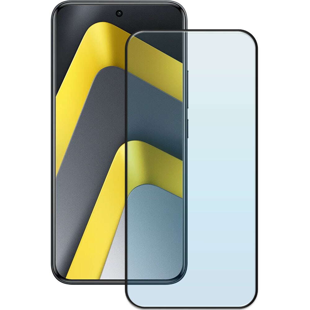 Folie din sticla securizata pentru Xiaomi Poco M8 Pro 5G, HAMSTERBOX Glass Shield, Protectie completa ecran, Full face, Aplicare rapida, Case Friendly, Transparenta