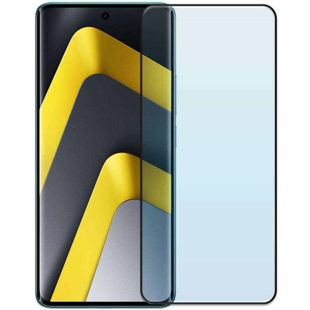 Folie din sticla securizata pentru Xiaomi Poco M8 5G, HAMSTERBOX Glass Shield, Protectie completa ecran, Full face, Aplicare rapida, Case Friendly, Transparenta
