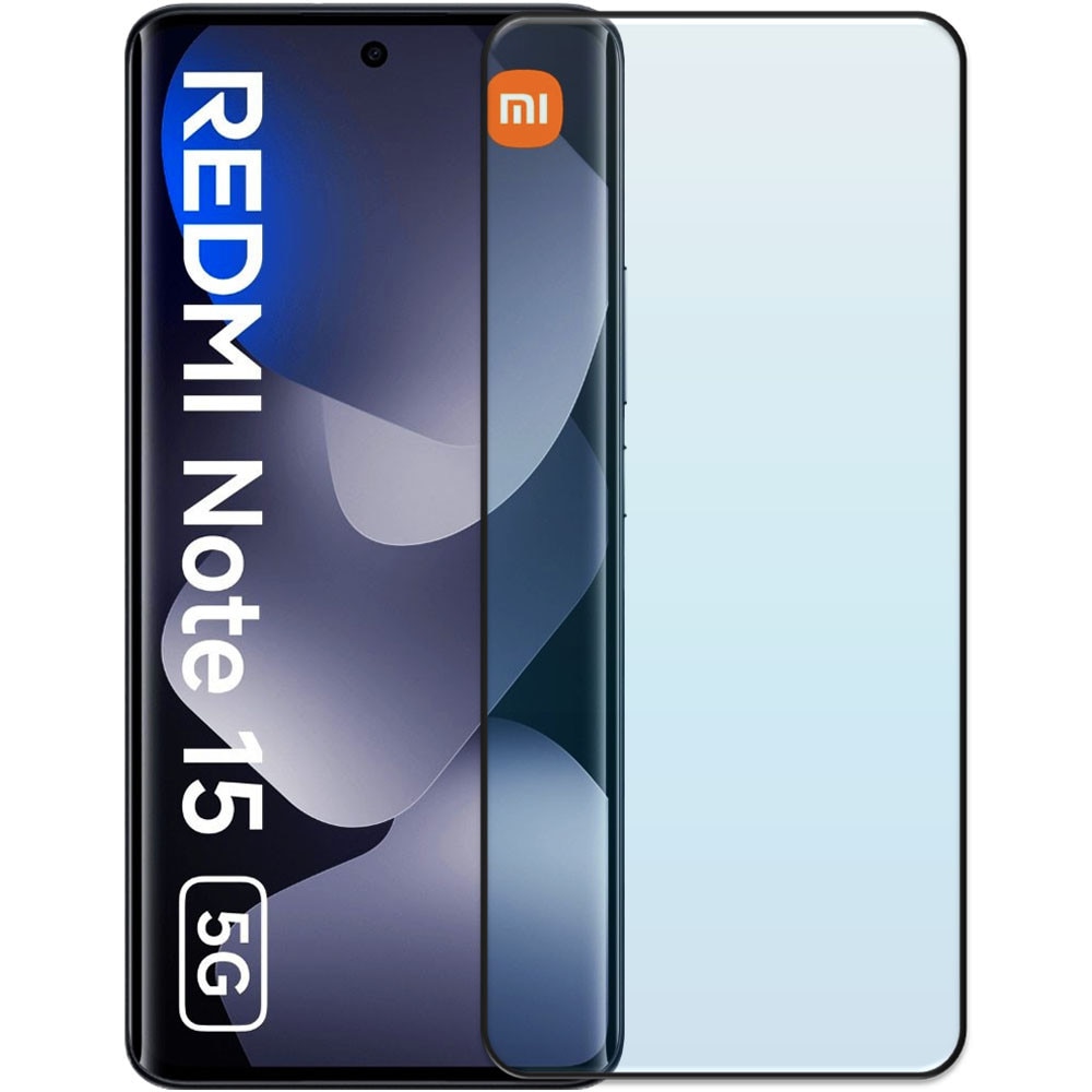 Folie din sticla securizata pentru Xiaomi Redmi Note 15 (5G), HAMSTERBOX Glass Shield, Protectie completa ecran, Full face, Aplicare rapida, Case Friendly, Transparenta