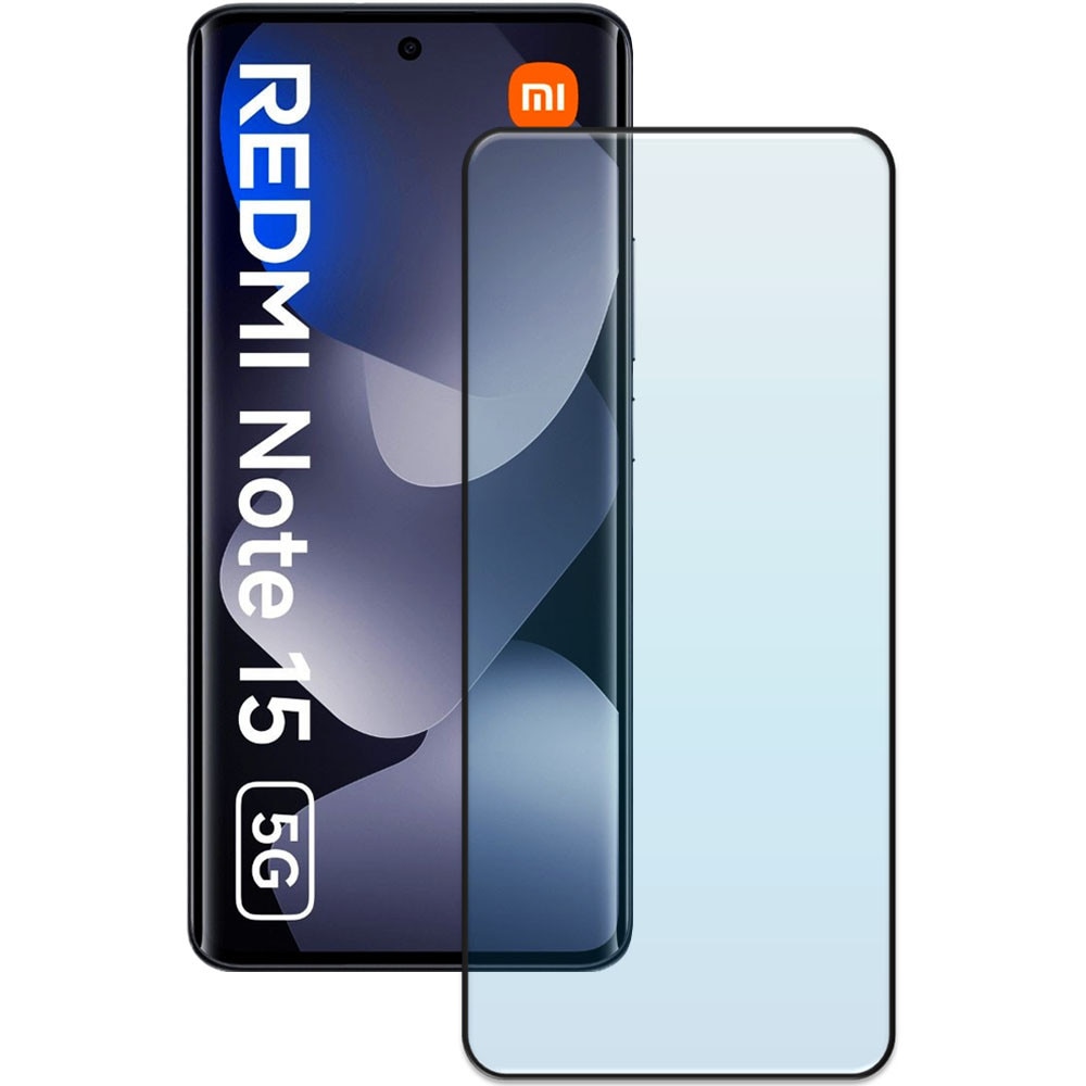 Folie din sticla securizata pentru Xiaomi Redmi Note 15 (5G), HAMSTERBOX Glass Shield, Protectie completa ecran, Full face, Aplicare rapida, Case Friendly, Transparenta