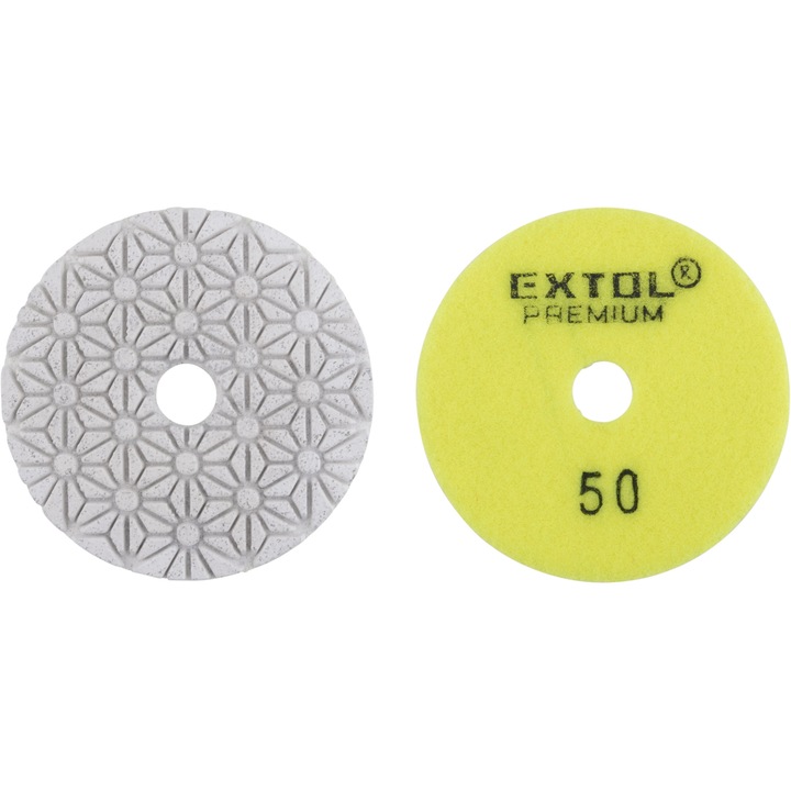 Gyémánt polírozó tárcsa, EXTOL PREMIUM, 8803090, 100mm, P50