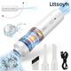 Aspirator auto portabil Lttsoyh®, 3-in-1, 11000Pa, 75W, baterie 4000mAh, recipient 0.4L, filtru HEPA lavabil, incarcare Type-C, fara fir, pentru auto, casa, birou si exterior, Alb