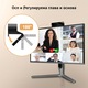 Уеб камера Lttsoyh, 1080P уеб камера с микрофон, Full HD видео камера, IMX132 сензор и голям 1/1,69" CMOS, F2.2 апертура, корекция на слаба светлина, Plug and Play за Zoom/Skype/Teams, USB 2.0/3.0, плетен кабел, за Windows/Mac/Linux, черна