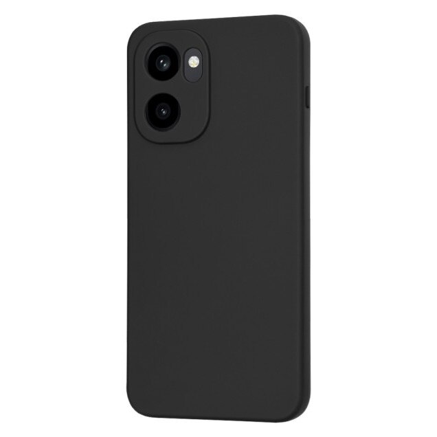 Husa Upzz® SoftFlex Pentru OnePlus 15R, Silicon Soft, Protectie La Camera, Alcantara La Interior, Negru