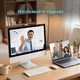 Камера Web Lttsoyh®, уеб камера 4K Ultra-HD, 24MP CMOS сензор, двоен микрофон с шумопотискане, автофокус и проследяване на обекти, корпоративна сигурност, Plug and Play, съвместима с Mac/Windows/Zoom/Teams/Skype/OBS, USB 3.0, широк ъгъл 90°, черна