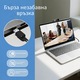 Камера Web Lttsoyh®, уеб камера 4K Ultra-HD, 24MP CMOS сензор, двоен микрофон с шумопотискане, автофокус и проследяване на обекти, корпоративна сигурност, Plug and Play, съвместима с Mac/Windows/Zoom/Teams/Skype/OBS, USB 3.0, широк ъгъл 90°, черна