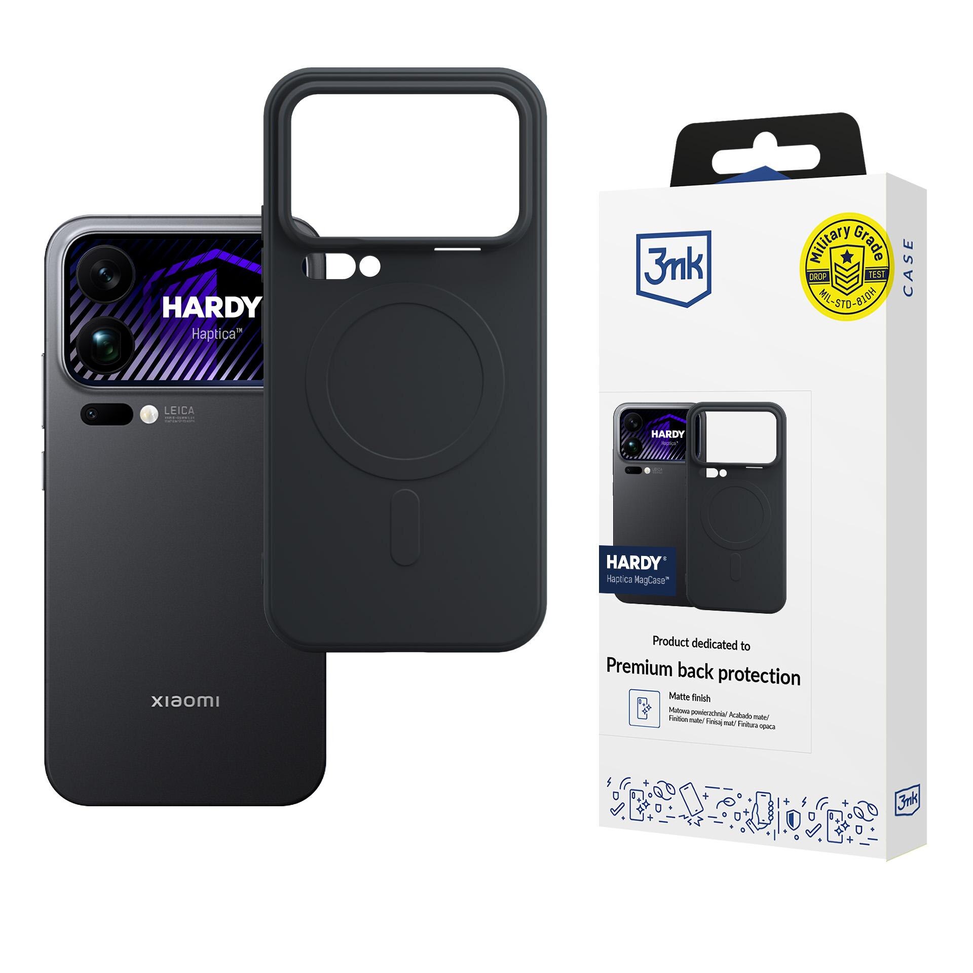 Husa flexibila cu MagSafe pentru Xiaomi 17 Pro Max - 3mk HARDY® Haptica MagCase™
