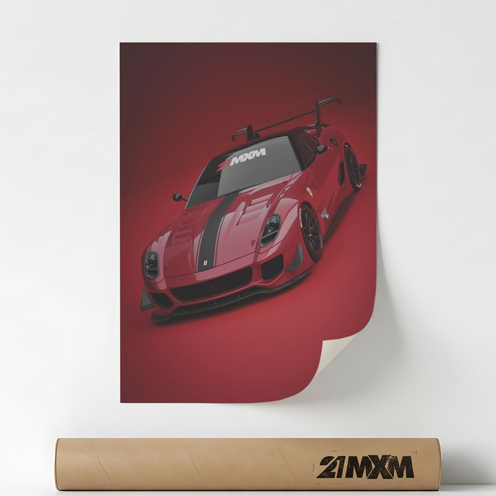 599XX Evoluzione 2011 10, Премиум арт принт върху платно – минималистичен дизайн, A4 (21 x 29.7 см), без рамка