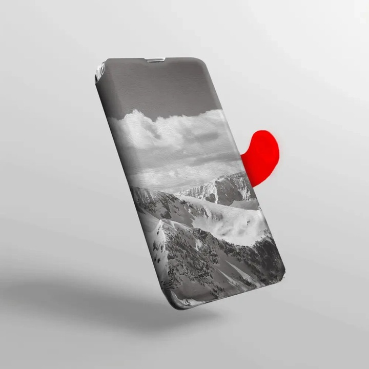 Tok, Mobiwear - Book - M152P kompatibilis Samsung Galaxy S21, Hegycsúcs