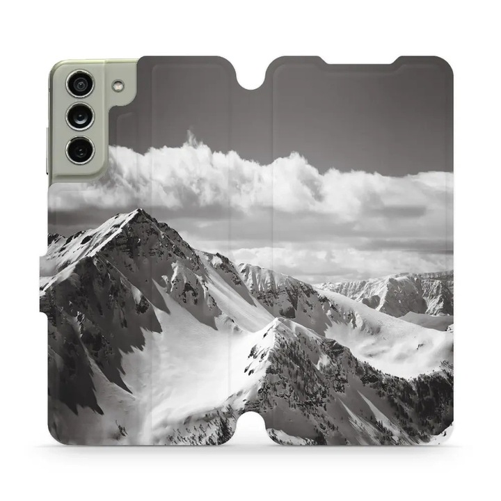 Tok, Mobiwear - Book - M152P kompatibilis Samsung Galaxy S21 FE, Hegycsúcs