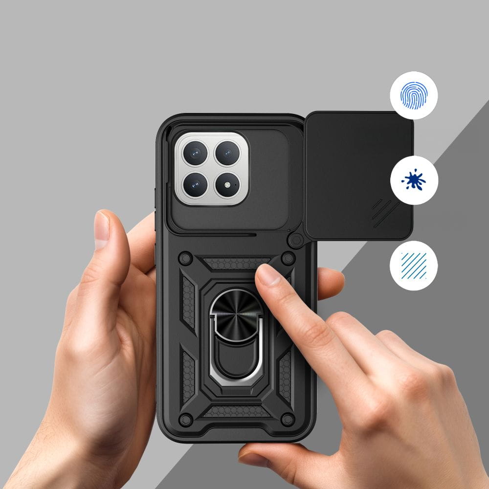 Husa, Tech-Protect Camshield Pro pentru Xiaomi POCO F8 Pro, Negru