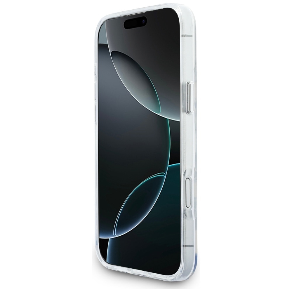 Carcasa Karl Lagerfeld IML Peekaboo cu MagSafe compatibila cu iPhone 17 Pro Max, Transparent