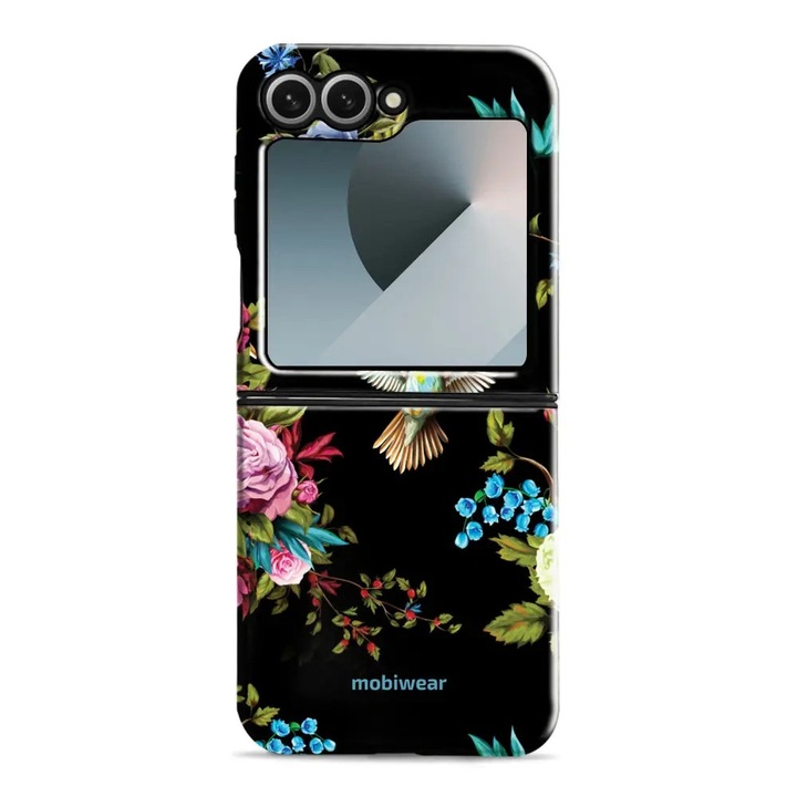 Калъф, Mobiwear - Elite Pro - ED09E за Samsung Galaxy Z Flip7 FE / 6, Нощно Колибри