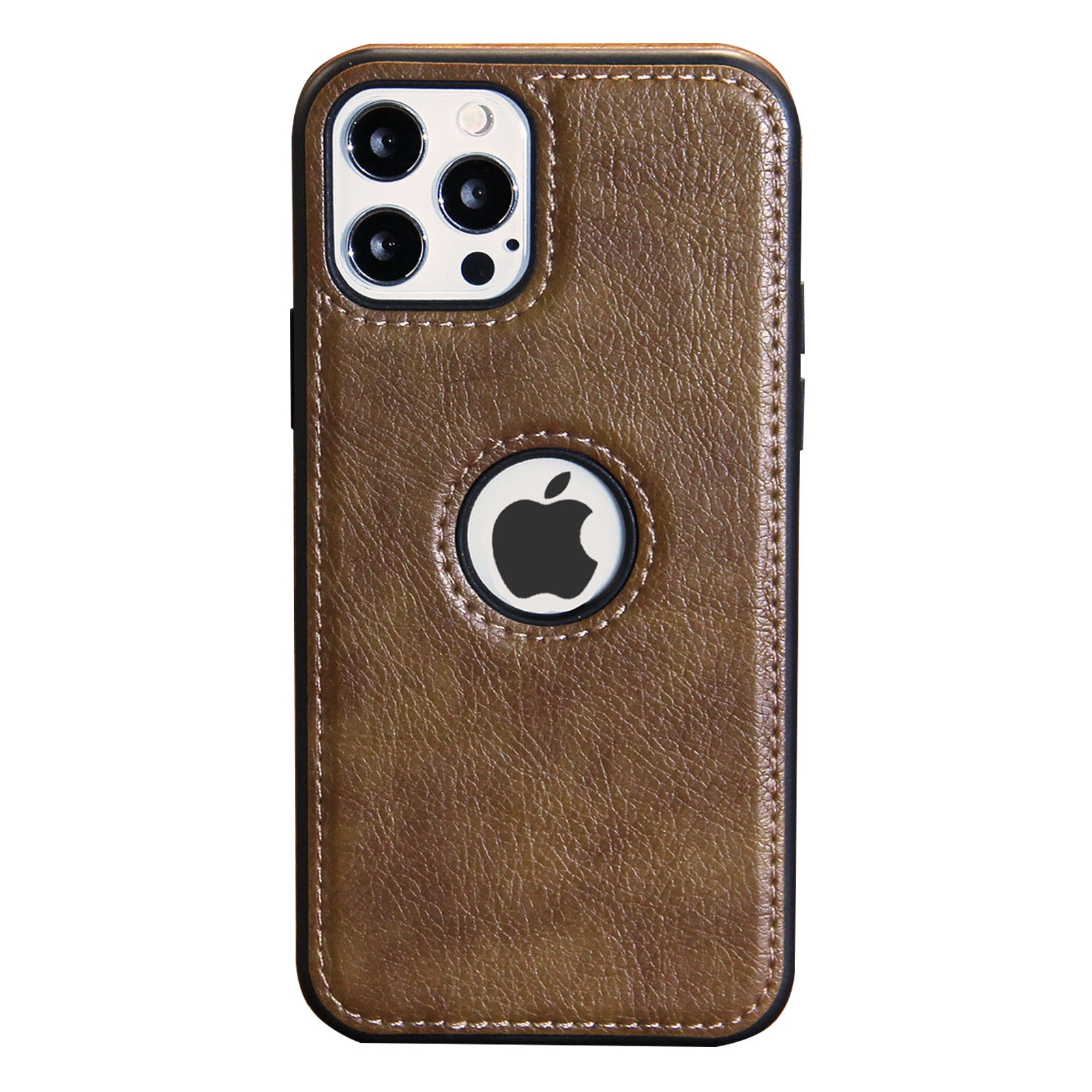 Husa telefon compatibila iPhone 16 Pro Max, AFKSMILE, MagSafe, Anti-soc, Decupaje Precise, Rezistenta la impact, Decupaj pentru Vizibilitatea Logo-ului, Antizgarieturi, Cu aspect vintage, Din PU piele, Maro