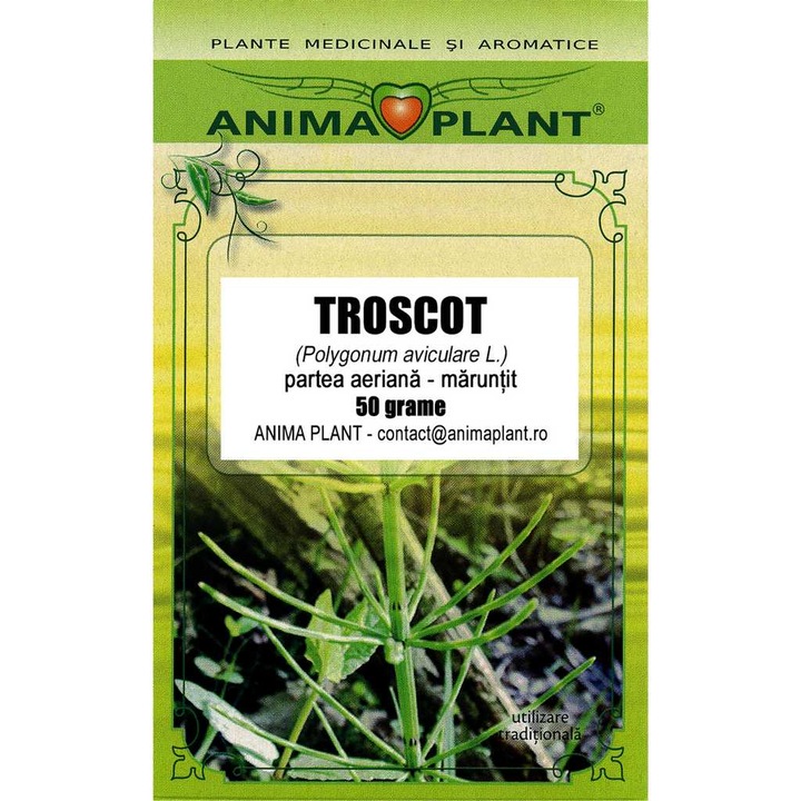 Ceai Troscot Anima Plant, 50 g, planta uscata maruntita