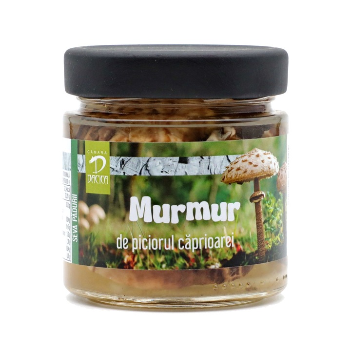Conservă muraturi, Camara Dacica, piciorul caprioarei, ciuperci, fără zahăr, 250g