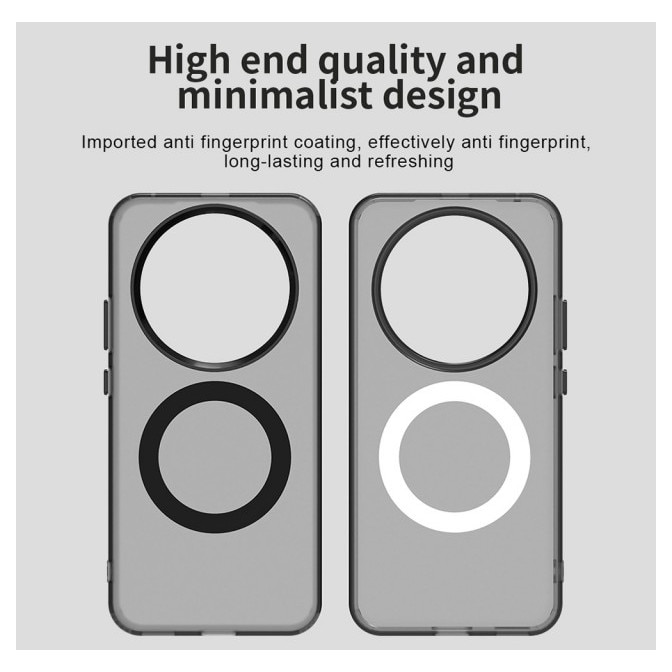 Husa Upzz® Tech Candy Pentru Honor Magic 8 Lite, Tehnologie Magsafe, Protectie La Camera si Colturi, Negru