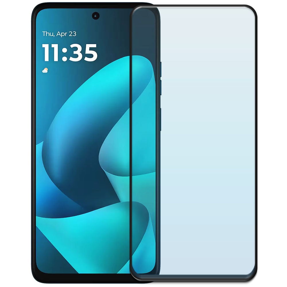 Folie din sticla securizata pentru Motorola Moto G57 Power, HAMSTERBOX Glass Shield, Protectie completa ecran, Full face, Aplicare rapida, Case Friendly, Transparenta