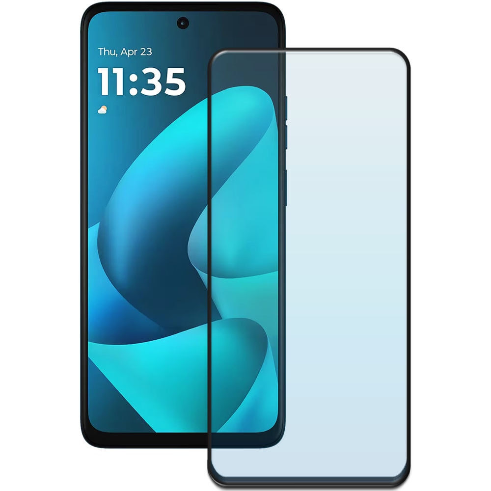 Folie din sticla securizata pentru Motorola Moto G57 Power, HAMSTERBOX Glass Shield, Protectie completa ecran, Full face, Aplicare rapida, Case Friendly, Transparenta