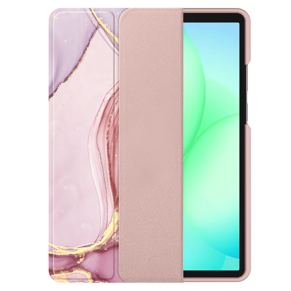 Husa Tech-Protect SmartCase compatibila cu Samsung Galaxy Tab A9 Plus / A11 Plus (X210 / X215 / X216 / X230 / X235 / X236) 11 inch, Marble