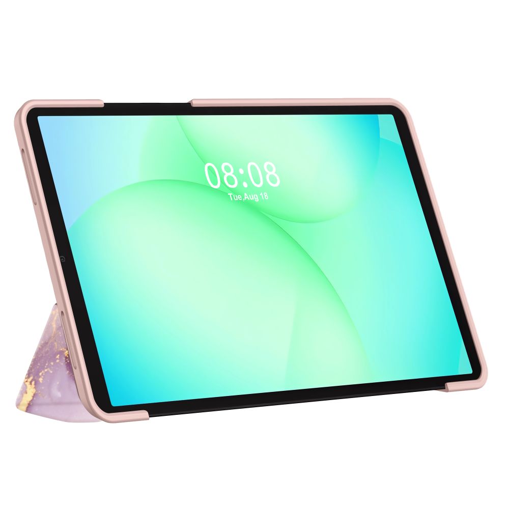 Husa Tech-Protect SmartCase compatibila cu Samsung Galaxy Tab A9 Plus / A11 Plus (X210 / X215 / X216 / X230 / X235 / X236) 11 inch, Marble