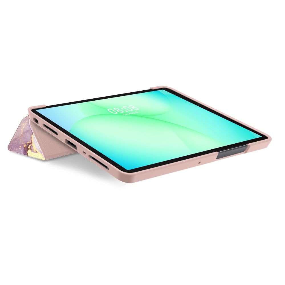 Husa Tech-Protect SmartCase compatibila cu Samsung Galaxy Tab A9 Plus / A11 Plus (X210 / X215 / X216 / X230 / X235 / X236) 11 inch, Marble