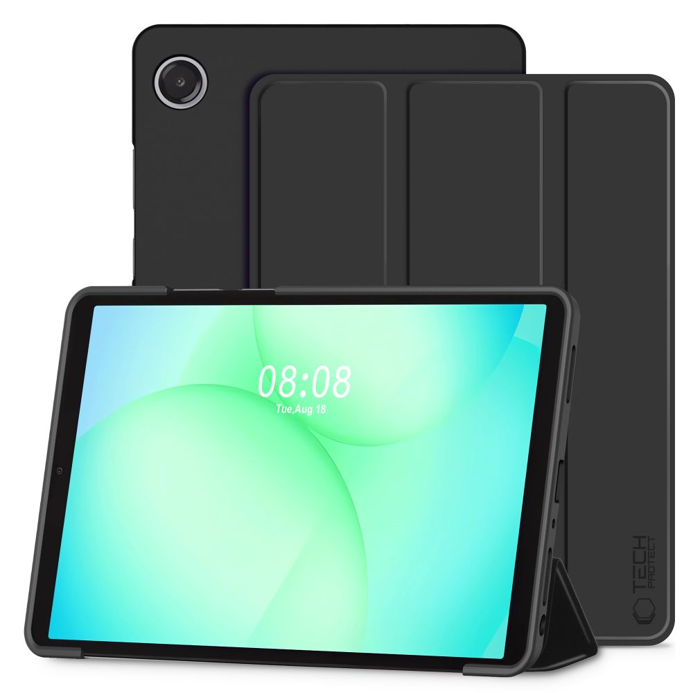 Husa Tech-Protect SmartCase compatibila cu Samsung Galaxy Tab A9 Plus / A11 Plus (X210 / X215 / X216 / X230 / X235 / X236) 11 inch, Negru