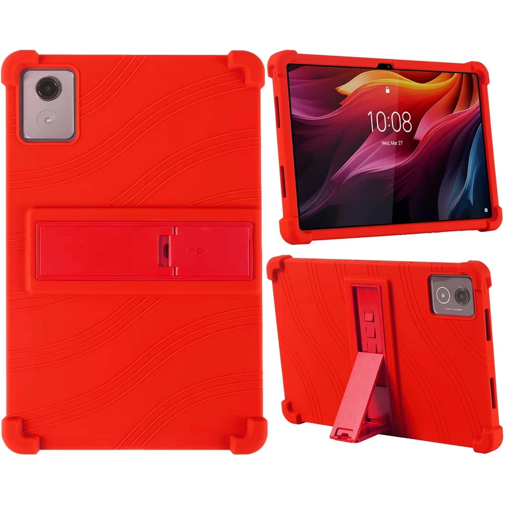 Husa tableta Strado compatibila cu Lenovo K11 Plus, rosie, 11.45"