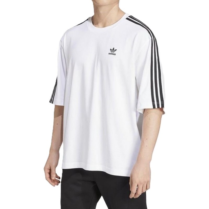 Adidas férfi póló, oversize tee, IZ2474, XS INTL, Fehér