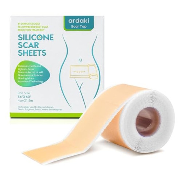 Plasturi pentru reducerea si vindecarea cicatricilor Ywei, Silicon, Nud