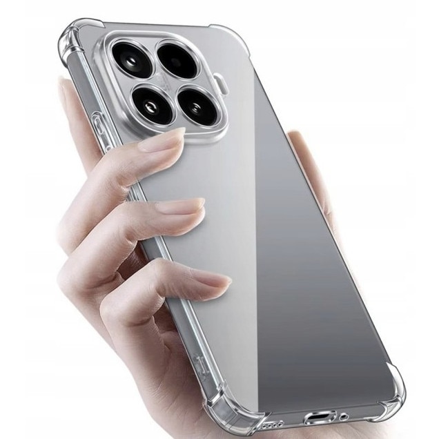 Husa Upzz® Shock Armor Compatibila Cu Xiaomi 15T Pro, Protectie Sporita, Design Premium, Silicon, Transparenta