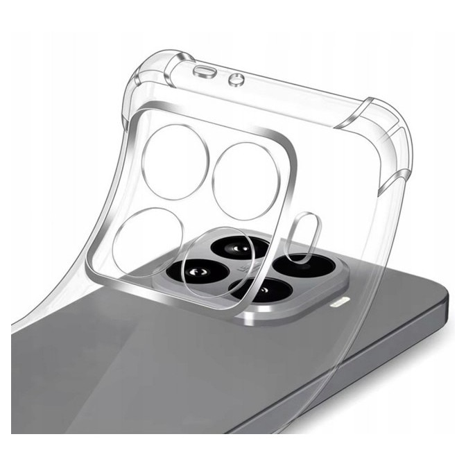 Husa Upzz® Shock Armor Compatibila Cu Xiaomi 15T Pro, Protectie Sporita, Design Premium, Silicon, Transparenta