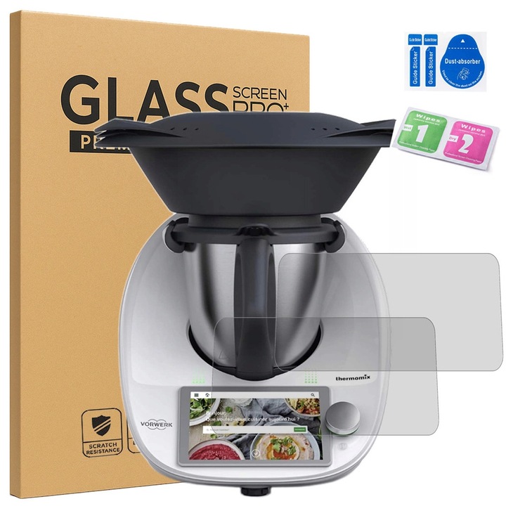 Strado edzett üveg Thermomix TM6-hoz, 9H, 10.6x17.2cm