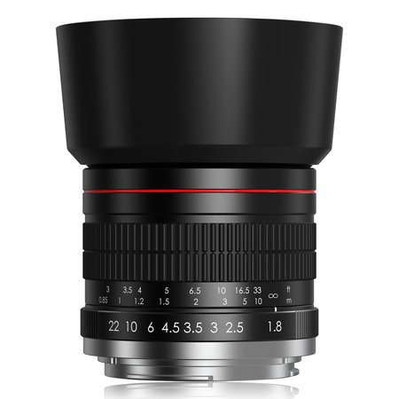 Obiectiv manual Lightdow KD-8518N F 85 mm F1.8, montura Nikon F ...