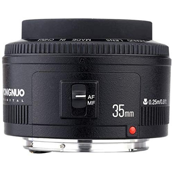 Obiectiv 35 mm F2 1: 2 AF/MF Obiectiv cu unghi larg fix/Prime cu focalizare automata pentru aparatul foto Canon EF Mount EOS