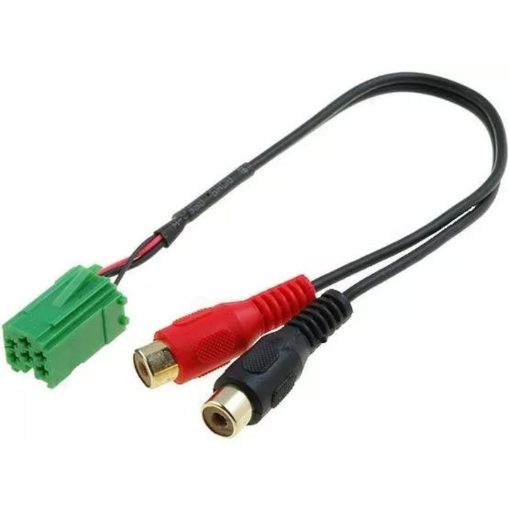 Cablu adaptor Aux RCA Renault 2007- PER.PIC. C7001-RCA, conector auto, subtip RCA