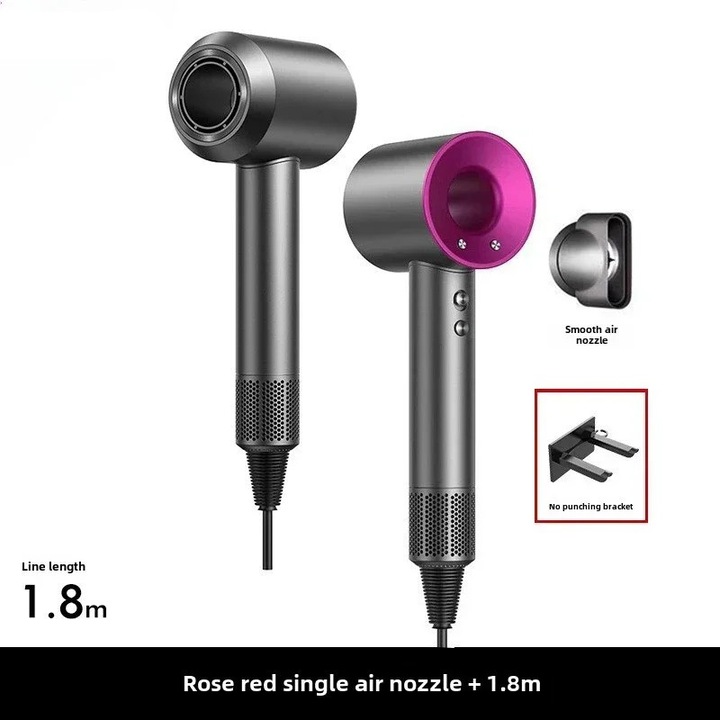 Йонна свръхзвукова сешоар, метален фуксия, 2200W