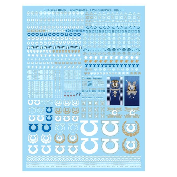 Warhammer 40000 játékbővítmény, Ultramarines Légió Átlátszó Lap, Games Workshop, többszínű