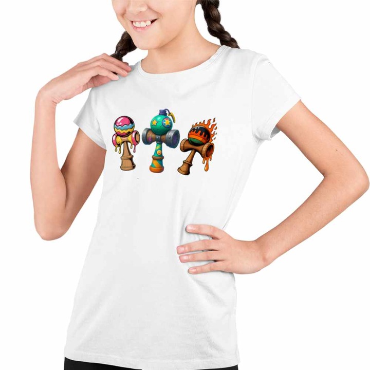 Tricou Copii Fete Kendame Legendare Epic Game, Fehér