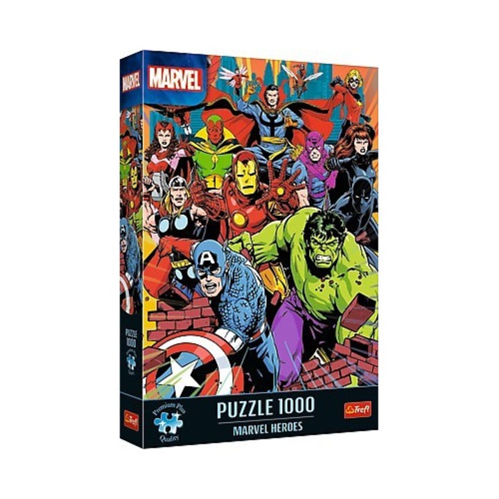 Puzzle 1000 piese Trefl - Marvel Heroes (Trefl-10881)