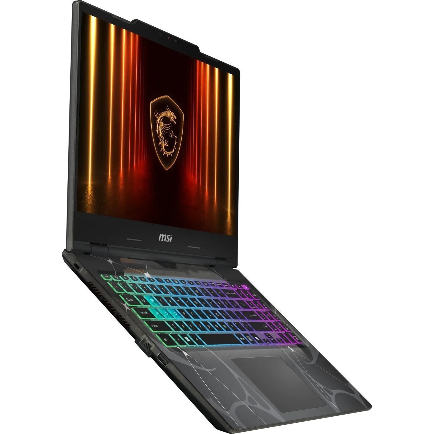 Laptop MSI Cyborg 15, 15.6" Full HD, Intel® Core™ i7 13620H pana la 4.9 GHz, 16 GB RAM DDR5, 512 GB SSD, NVIDIA® GeForce® RTX 5050 8 GB, Free Dos, Translucent Black 512 GB