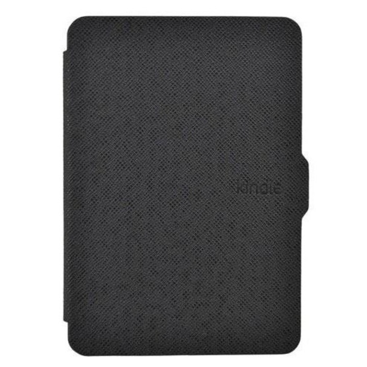 Etui Book Cover set pentru Kindle Paperwhite 1/2/3, functie de automata de trezire, negru