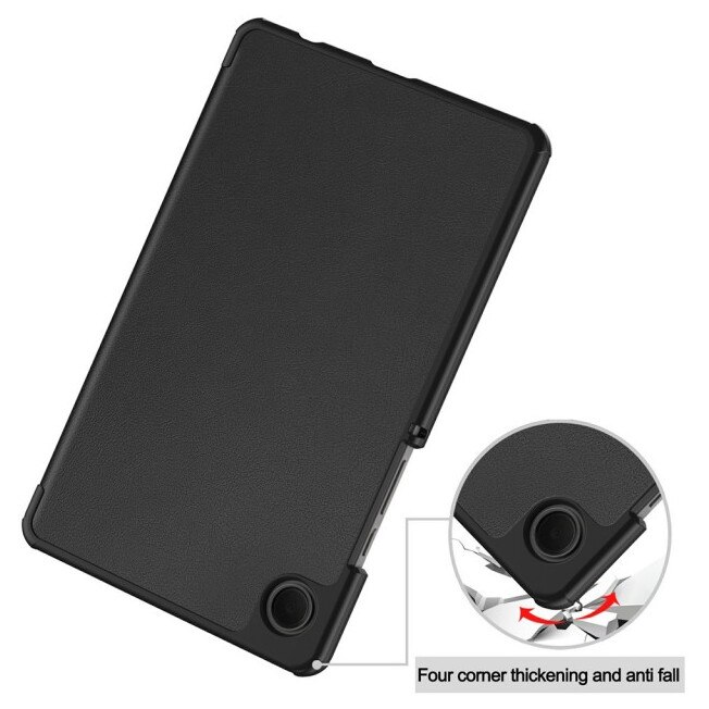 Husa Upzz® Tech FoldPro Pentru Samsung Galaxy Tab A11, 8,7 inch, Functie Stand, Inchidere Magnetica, Negru