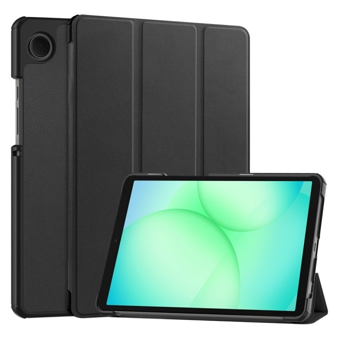 Husa Upzz® Tech FoldPro Pentru Samsung Galaxy Tab A11, 8,7 inch, Functie Stand, Inchidere Magnetica, Negru